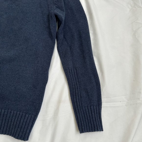 Distillery Apparel Navy Blue Mens Size Medium Sweater Knit Pull Over - Picture 14 of 15